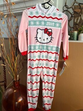 Hello Kitty Pink, Red & Mint Holiday One-Piece